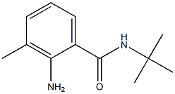 2-amino-N-(tert-butyl)-3-methylbenzamide Struktur