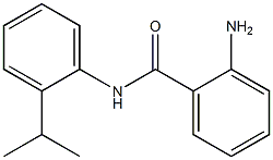 2-amino-N-[2-(propan-2-yl)phenyl]benzamide Struktur