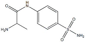 2-amino-N-[4-(aminosulfonyl)phenyl]propanamide Struktur