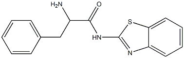 2-amino-N-1,3-benzothiazol-2-yl-3-phenylpropanamide Struktur