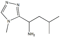 3-methyl-1-(4-methyl-4H-1,2,4-triazol-3-yl)butan-1-amine Struktur