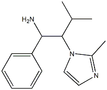 3-methyl-2-(2-methyl-1H-imidazol-1-yl)-1-phenylbutan-1-amine Struktur