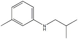 3-methyl-N-(2-methylpropyl)aniline Struktur