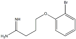 4-(2-bromophenoxy)butanimidamide Struktur