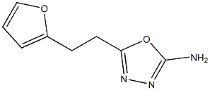 5-[2-(furan-2-yl)ethyl]-1,3,4-oxadiazol-2-amine Struktur