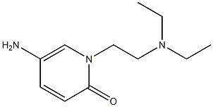 5-amino-1-[2-(diethylamino)ethyl]-1,2-dihydropyridin-2-one Struktur