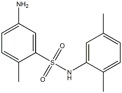 5-amino-N-(2,5-dimethylphenyl)-2-methylbenzene-1-sulfonamide Struktur