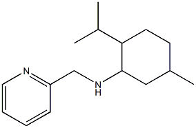 5-methyl-2-(propan-2-yl)-N-(pyridin-2-ylmethyl)cyclohexan-1-amine Struktur