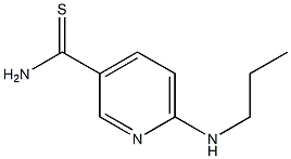 6-(propylamino)pyridine-3-carbothioamide Struktur