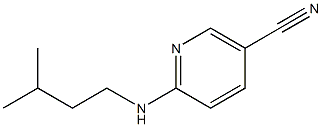 6-[(3-methylbutyl)amino]nicotinonitrile Struktur