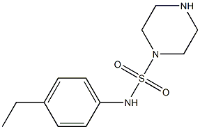 N-(4-ethylphenyl)piperazine-1-sulfonamide Struktur