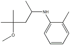 N-(4-methoxy-4-methylpentan-2-yl)-2-methylaniline Struktur