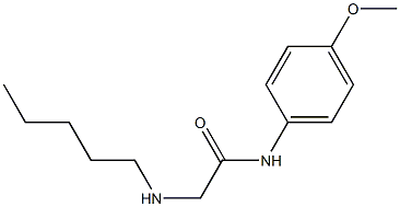 N-(4-methoxyphenyl)-2-(pentylamino)acetamide Struktur