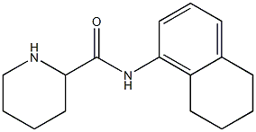 N-(5,6,7,8-tetrahydronaphthalen-1-yl)piperidine-2-carboxamide Struktur