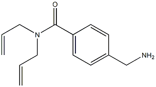 N,N-diallyl-4-(aminomethyl)benzamide Struktur