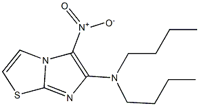 N,N-dibutyl-5-nitroimidazo[2,1-b][1,3]thiazol-6-amine Struktur