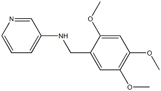 N-[(2,4,5-trimethoxyphenyl)methyl]pyridin-3-amine Struktur