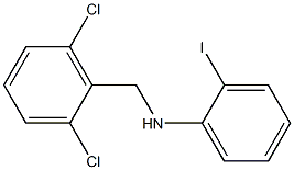 N-[(2,6-dichlorophenyl)methyl]-2-iodoaniline Struktur