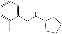 N-[(2-methylphenyl)methyl]cyclopentanamine Struktur