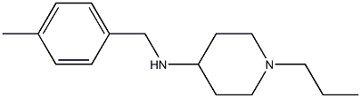 N-[(4-methylphenyl)methyl]-1-propylpiperidin-4-amine Struktur