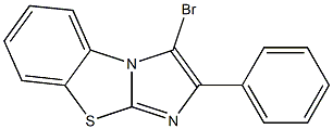 3-bromo-2-phenylimidazo[2,1-b][1,3]benzothiazole Struktur