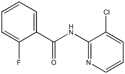 N-(3-chloro-2-pyridinyl)-2-fluorobenzamide Struktur