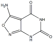 3-Aminoisoxazolo[3,4-d]pyrimidine-4,6(5H,7H)-dione Struktur