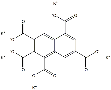 1,2,3,5,7-Naphthalenepentacarboxylic acid pentapotassium salt Struktur