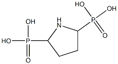 (Pyrrolidine-2,5-diyl)bisphosphonic acid Struktur