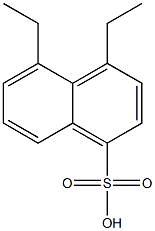 4,5-Diethyl-1-naphthalenesulfonic acid Struktur