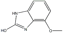 4-Methoxy-1H-benzoimidazol-2-ol Struktur