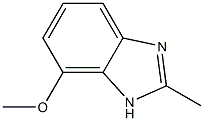 7-Methoxy-2-methyl-1H-benzoimidazole Struktur