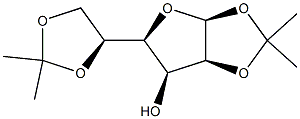 1,2:5,6-Di-O-isopropylidene-a-L-gulofuranose Struktur