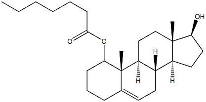 1- androstenediol heptanoate Struktur