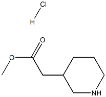 3-piperidinyl acetate methyl ester hydrochloride Struktur