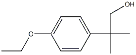 2-(4-ethoxyphenyl)-2-methylpropanol Struktur