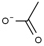 Acetate standard solution Struktur