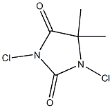 3-dichloro-5,5-dimethylhydantoin Struktur