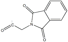 N-phthalimidomethyl-ketomethylene Struktur