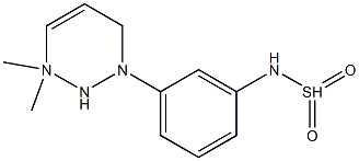 1-(3-SULPHONAMIDOPHENYL)-3,3-DIMETHYLTRIAZINE Struktur