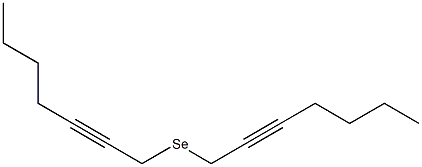 1-HEXYNYLMETHYLSELENIDE Struktur