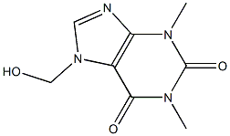 7-HYDROXYMETHYLTHEOPHYLLINE Struktur