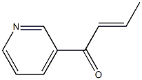 1-(3-PYRIDYL)-2-BUTEN-1-ONE Struktur