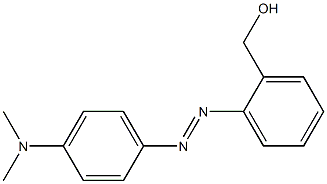 2'-HYDROXYMETHYL-4-(N,N-DIMETHYLAMINO)AZOBENZENE Struktur