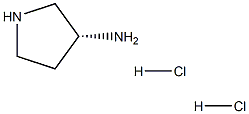 R/S-3-AMINOPYRROLIDINE.2HCL Struktur