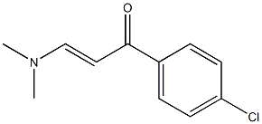 1-(4-chlorophenyl)-3-(dimethylamino)prop-2-en-1-one Struktur