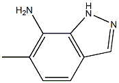 6-methyl-1H-indazol-7-amine Struktur