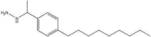 1-(1-(4-nonylphenyl)ethyl)hydrazine Struktur