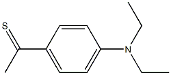 1-(4-(diethylamino)phenyl)ethanethione Struktur