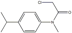 2-chloro-N-(4-isopropylphenyl)-N-methylacetamide Struktur